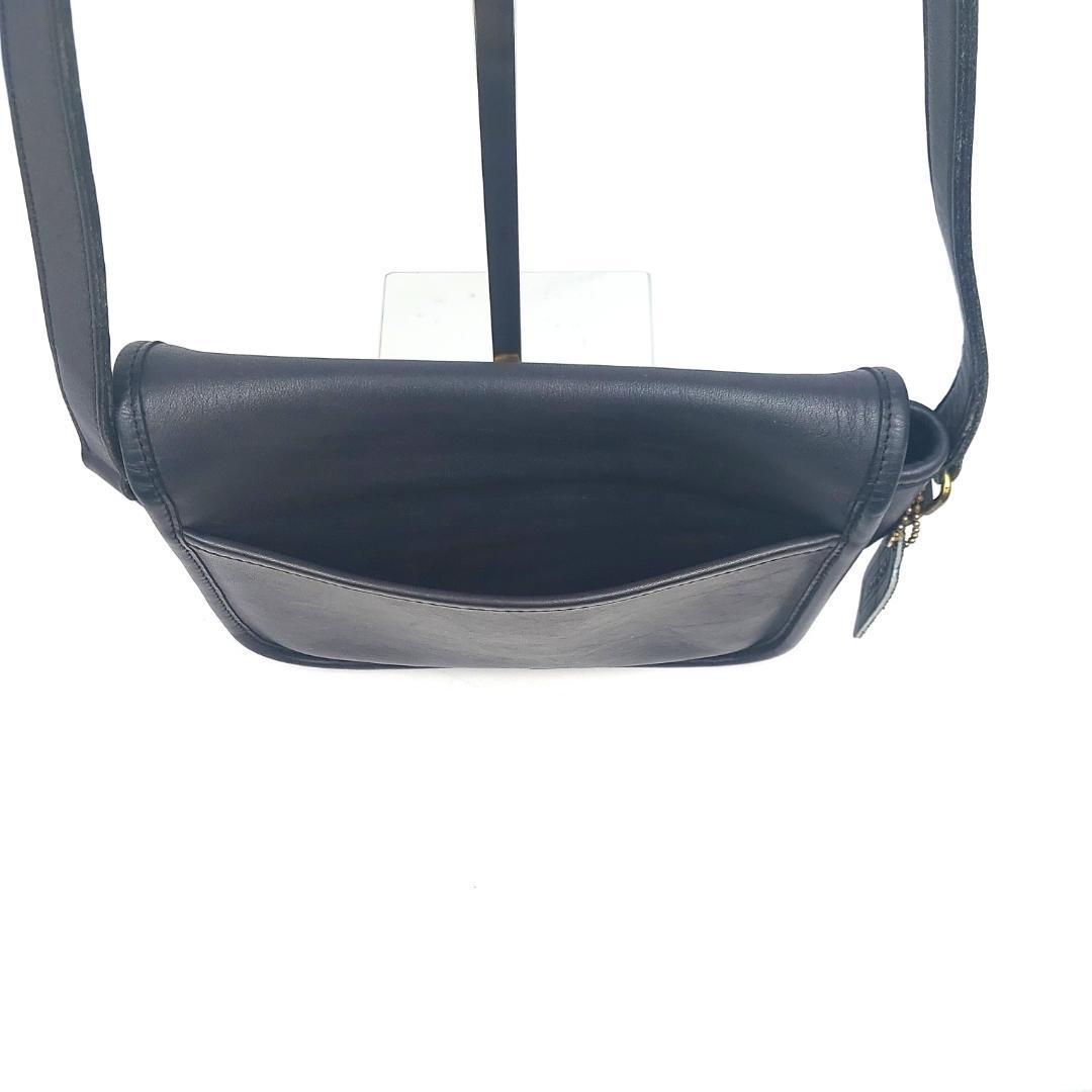 COACH オールドコーチ 8114 ターンロック ショルダーバッグ ネイビー