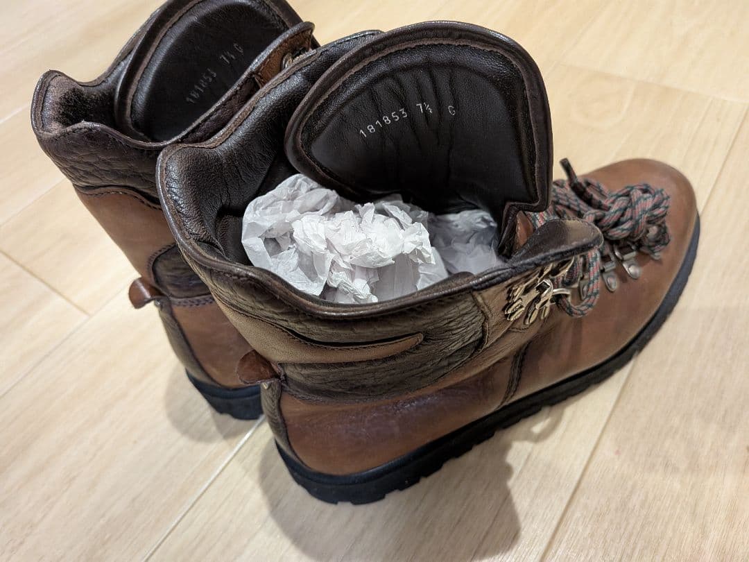 i*i様 GUCCI ブラウン マウンテンブーツ 7 1/2 Vibramソール