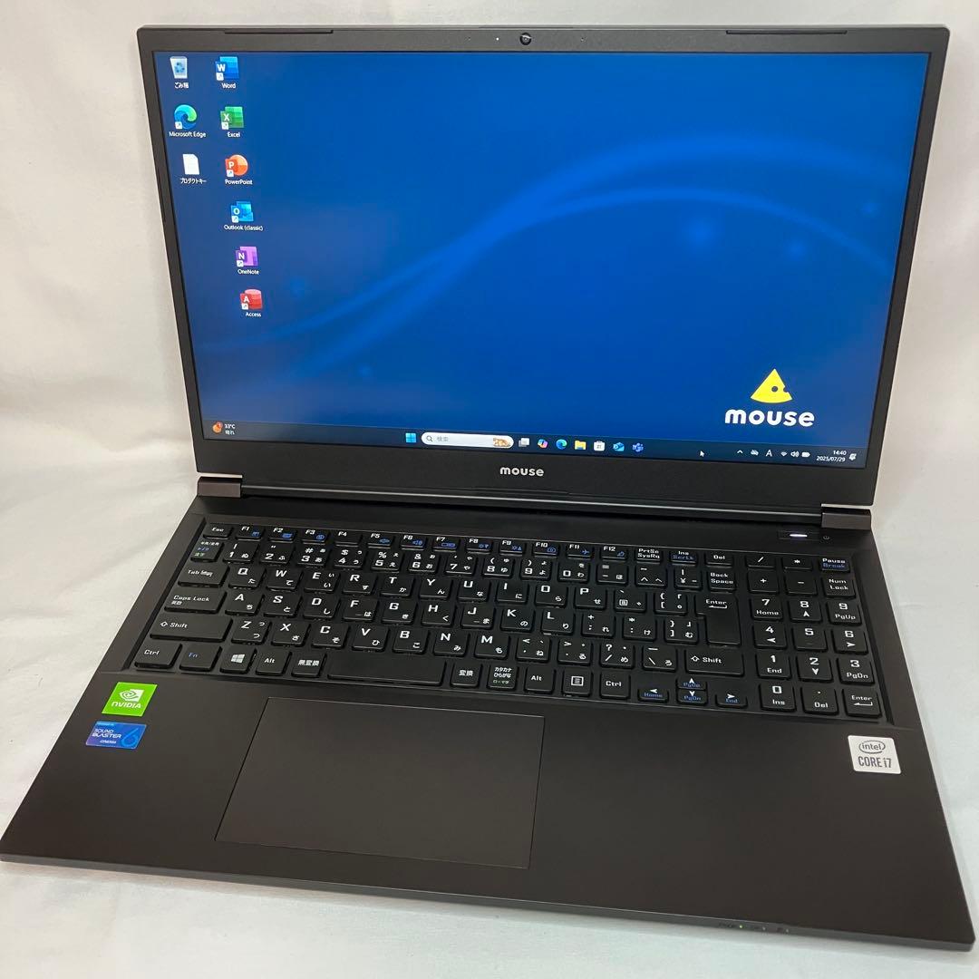 準美品 mouse K5 i7 16GB SSD 1TB MX350 オフィス