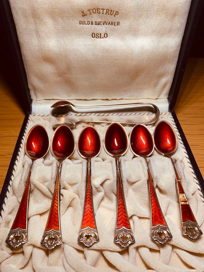 Norway sterling silver 925 スプーン シュガートング