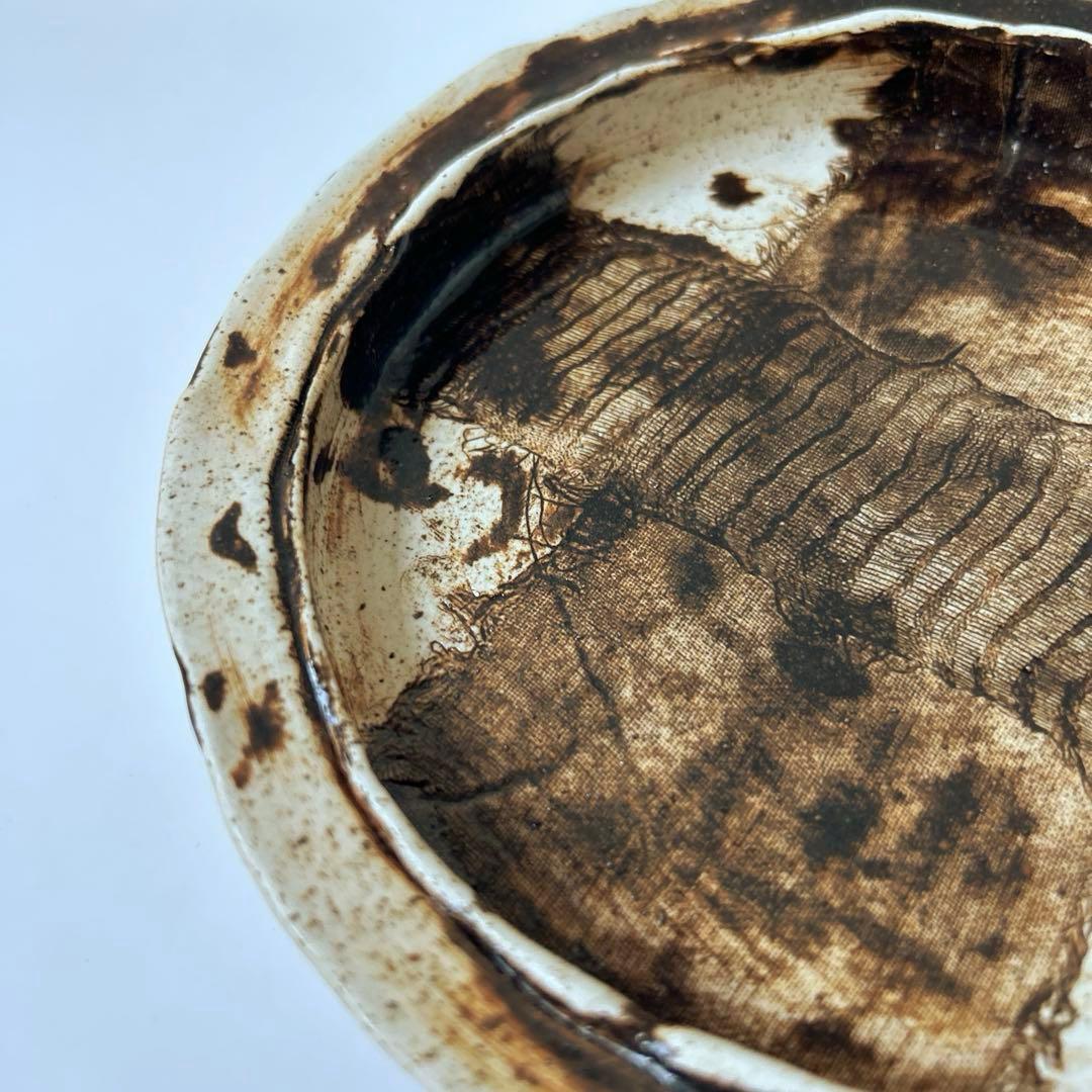 河合和美さん　クロス皿　1枚　未使用