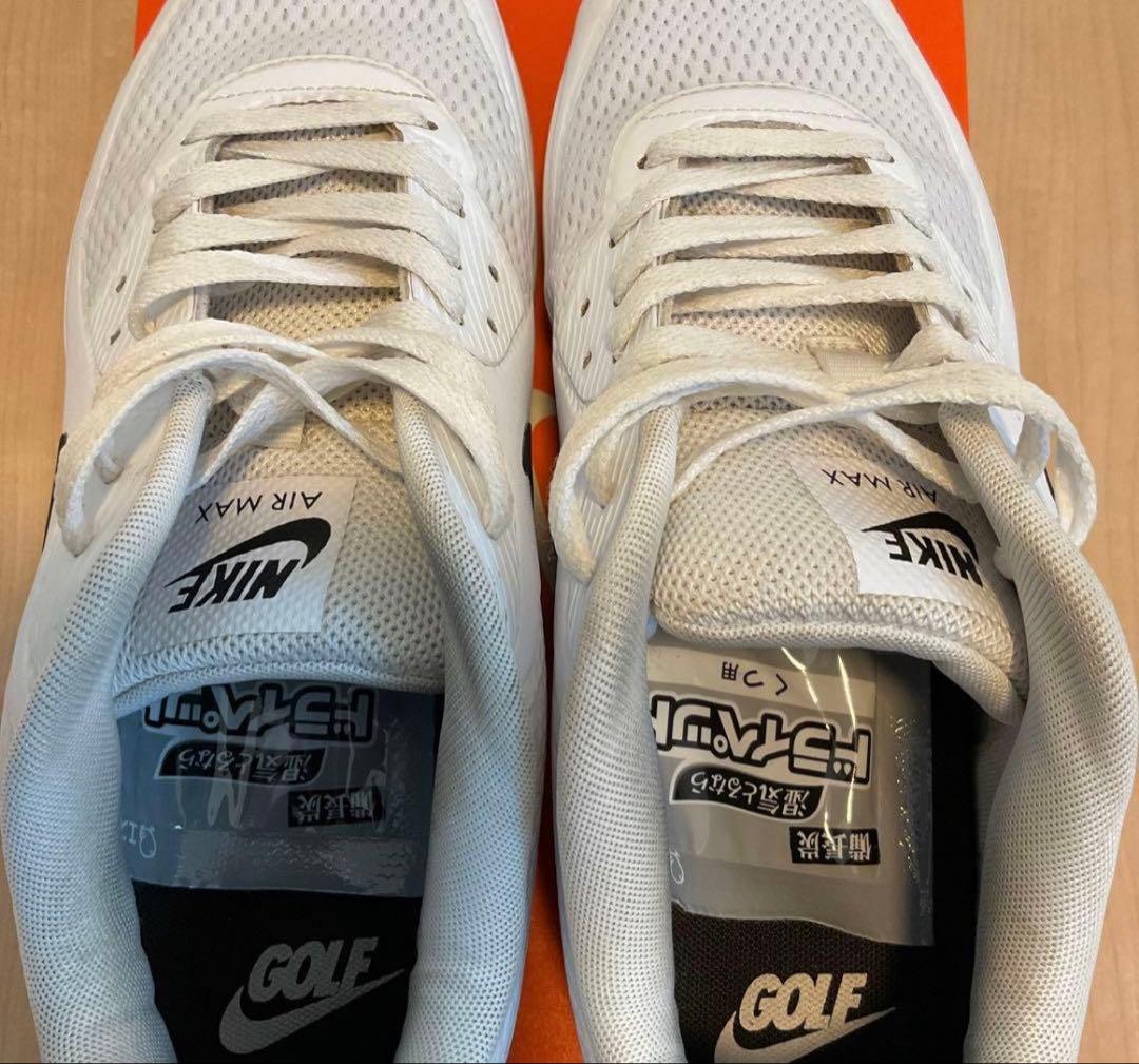 【美品】ナイキ エアマックス90G ホワイト 27㎝