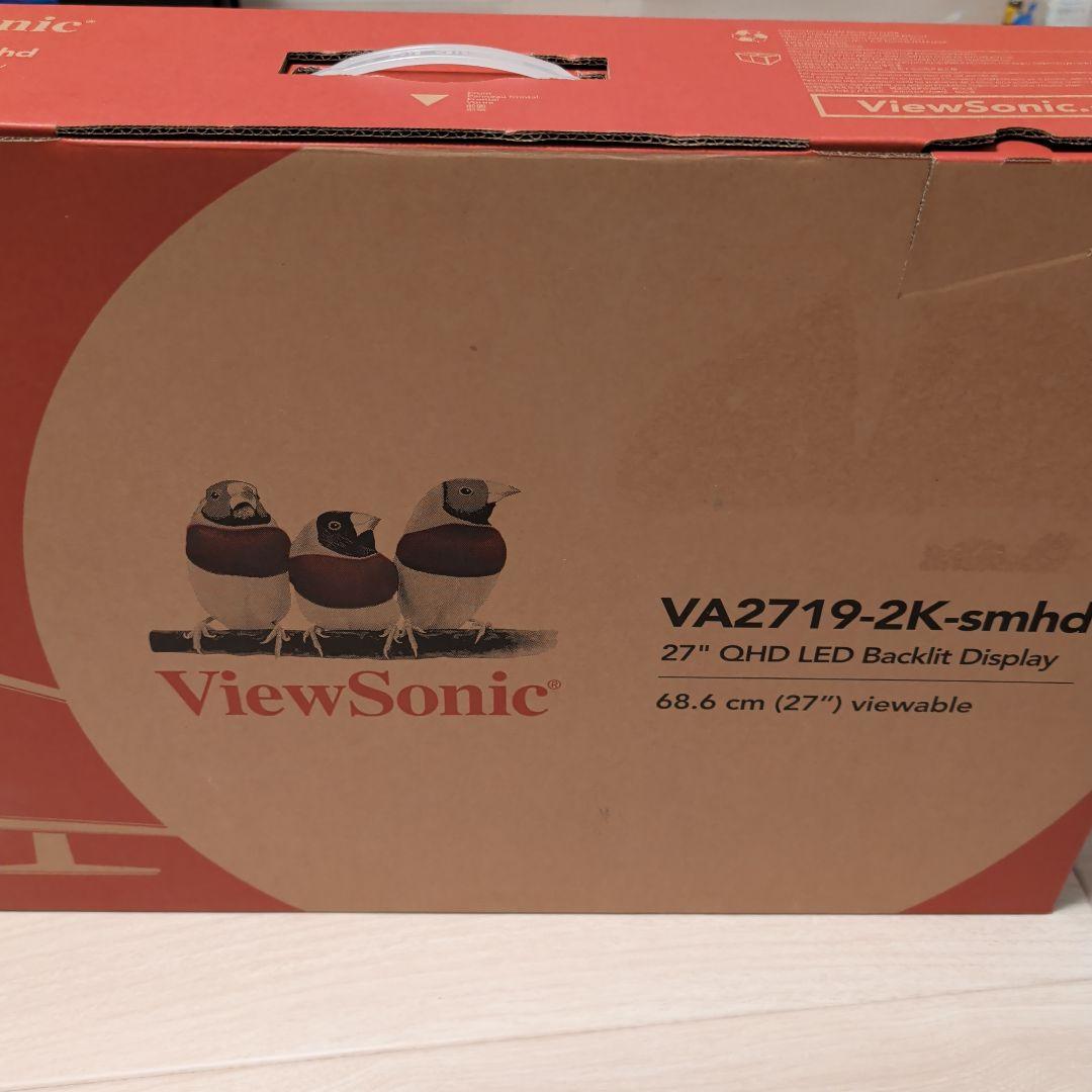 ViewSonic VA2719-2K-SMHD 27インチ　2kモニター