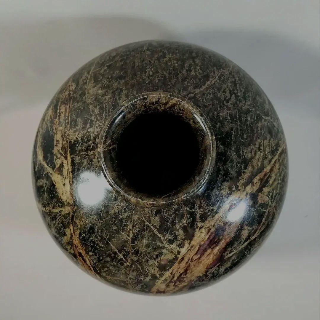 未使用 大理石調 テラゾ 壺 花瓶 フラワーベース インテリア 高級感