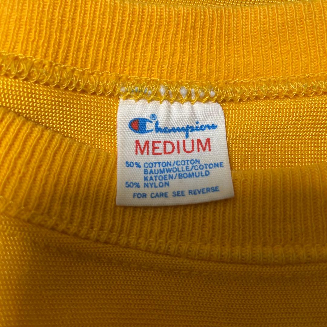 チャンピオン　80S トリコタグ前期　フットボールシャツ　50/50 サイズM