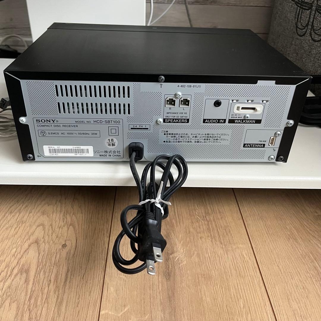 SONY CMT-SBT100 ミニコンポ　ソニーコンポ