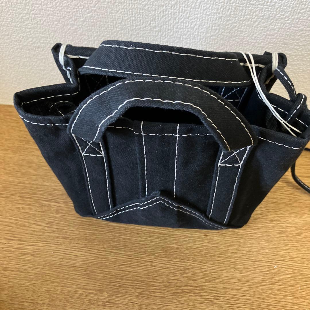 ももぴよページ ebagos かご袋ショルダー防水キャンバス×紅籐