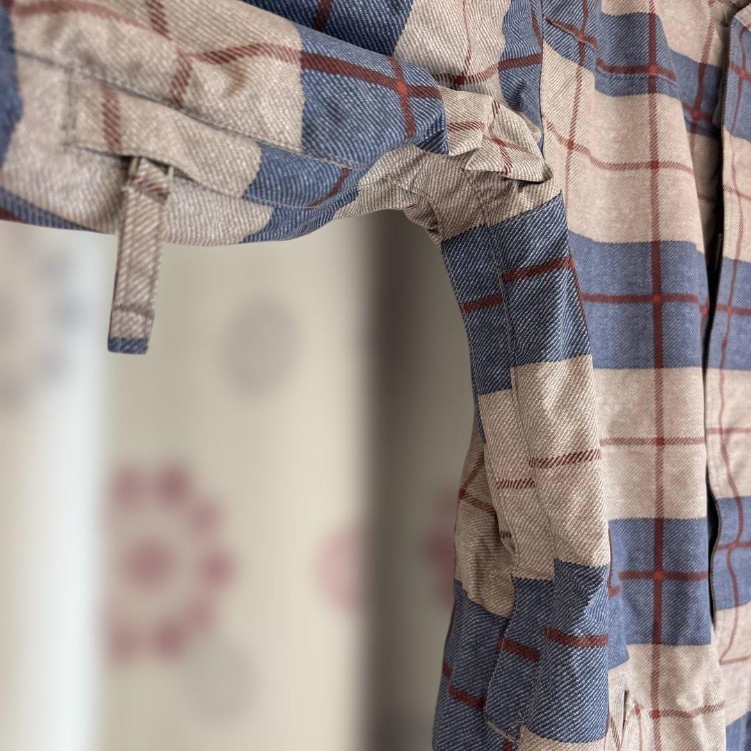 BURTON スノーボードジャケット ベージュ/青/赤チェック