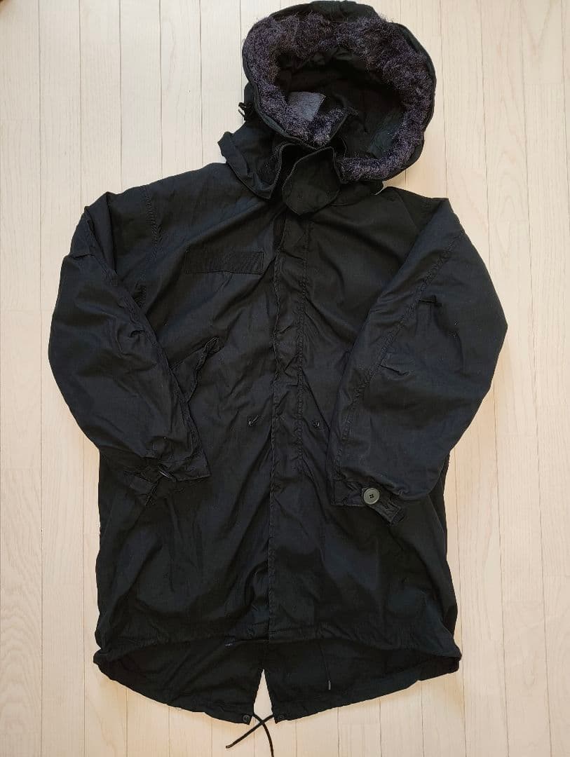 ジャケット・アウター anytee M-65 FISHTAIL PARKA SUPER BLACK