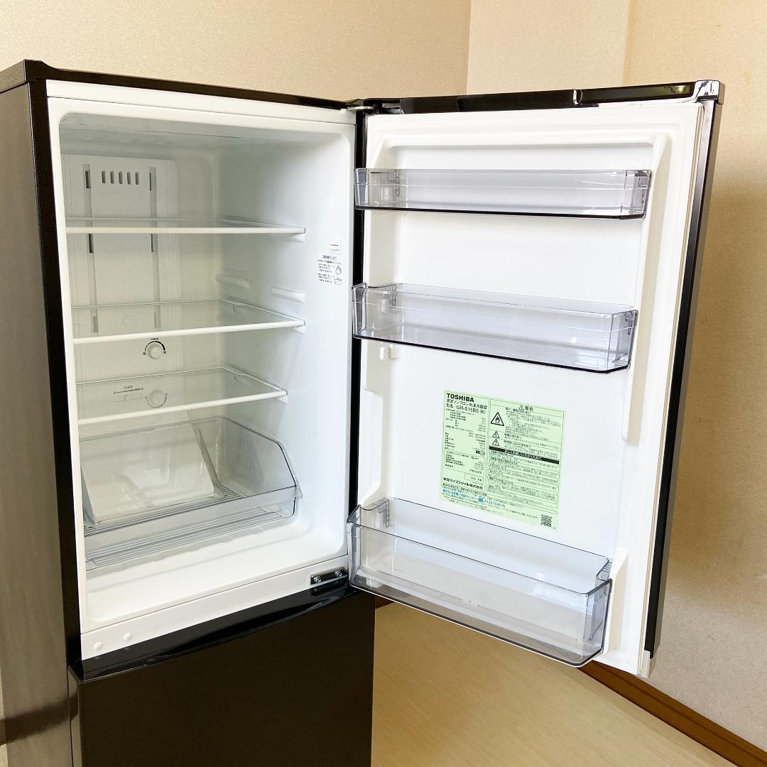 東芝 冷蔵庫 GR-S15BS (K) 右開き 2020年製