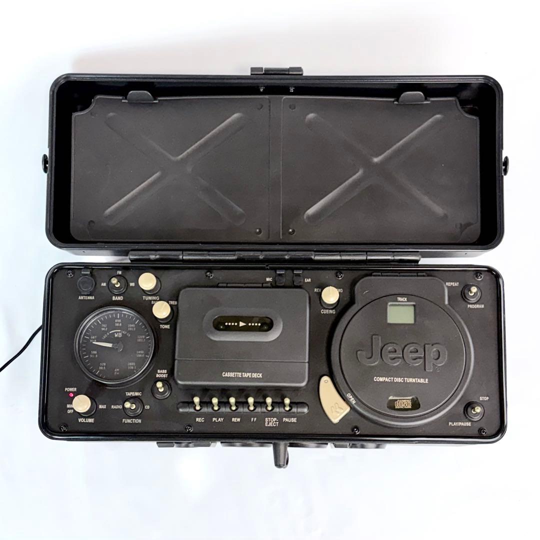 美品 希少品 完品 JEEP CDラジカセ BOOMBOX テープレコーダー
