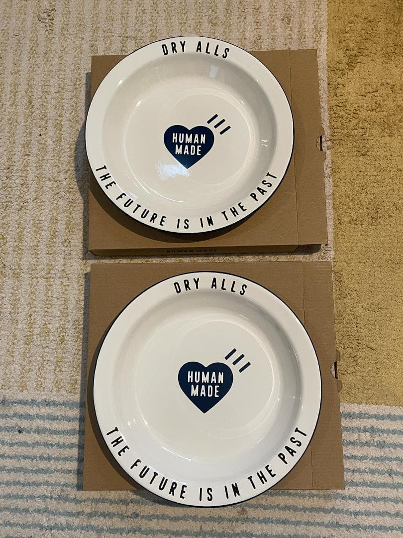 HUMAN MADE ENAMEL PLATE 230mm 食器 2枚セット