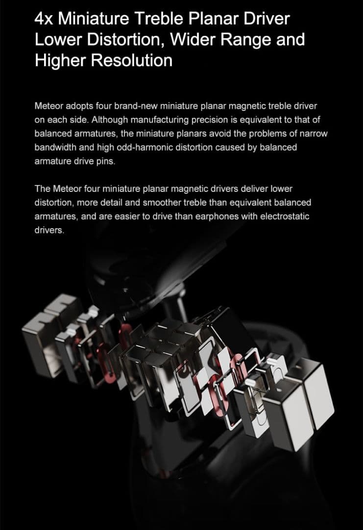 【水月雨】イヤホン METEOR（新品未使用）【MOONDROP】