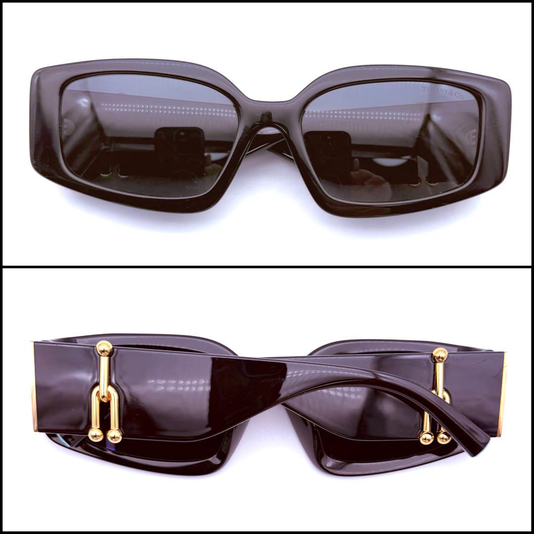 【美品】Tiffany ティファニー　ハードウェア　スクエア　サングラス　Y2K