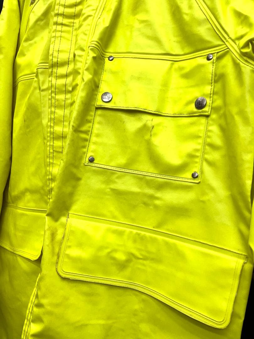 【上下セット】ヘリーハンセン 防水セーリングウェア ネオンイエロー M-140