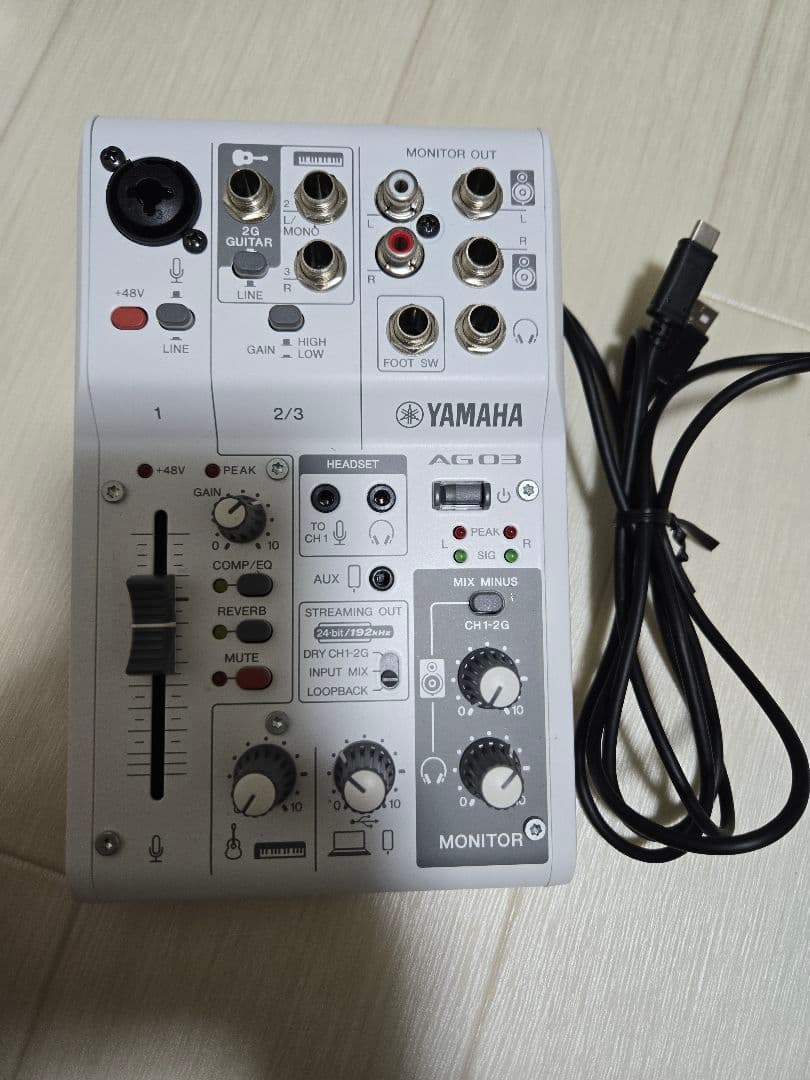 YAMAHA AG03mk2 ホワイト