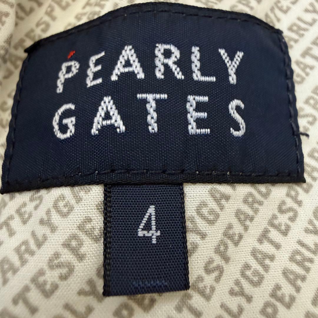 パーリーゲイツ　パンツ　白　M〜L相当　秋冬　コットン素材　ホワイト　4 ゴルフ