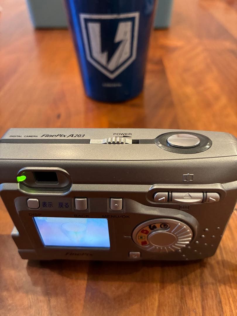 【動作確認済】FUJIFILM FinePix A203 オールドデジカメ 美品