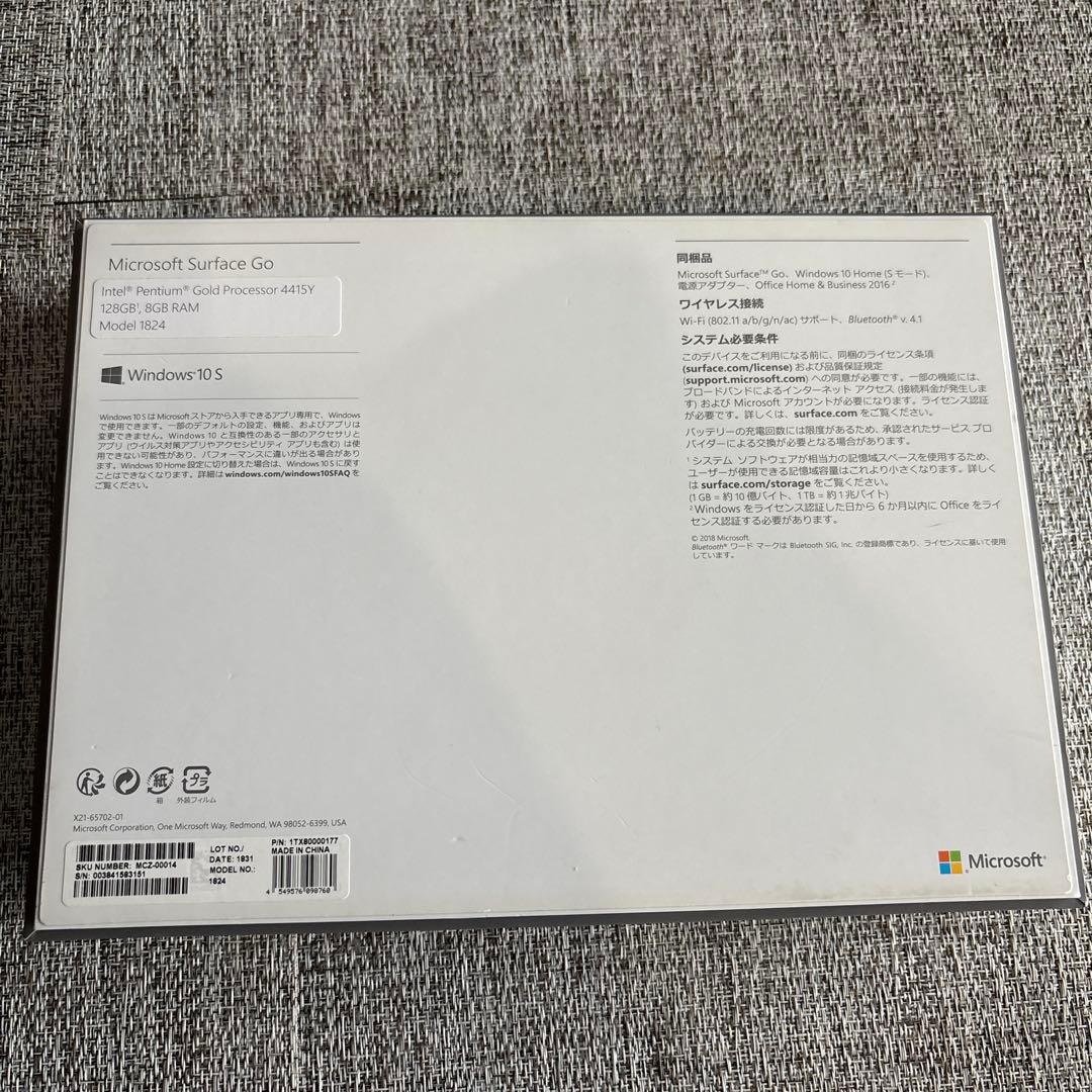 Microsoft Surface Go+純正キーボード、タッチペン、マウス付き