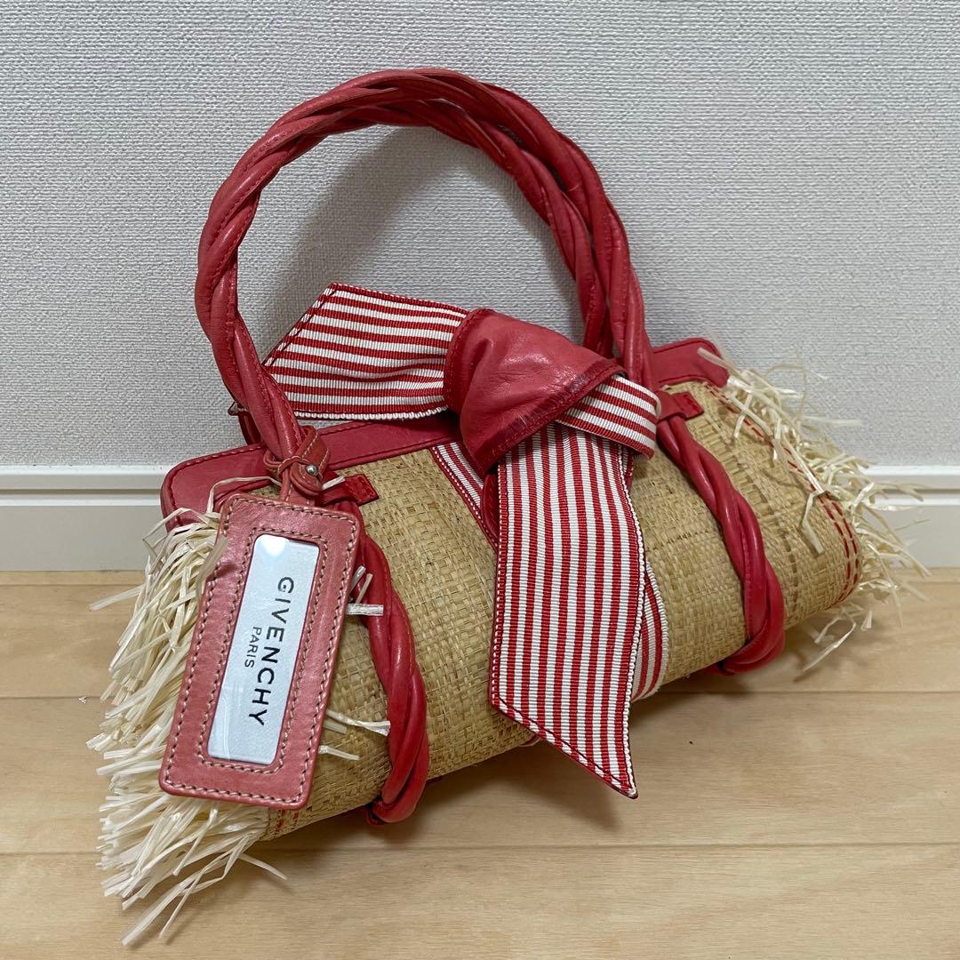 ■ 限定レア商品 GIVENCHY（ジバンシィ）良品 / かごバッグ / レッド