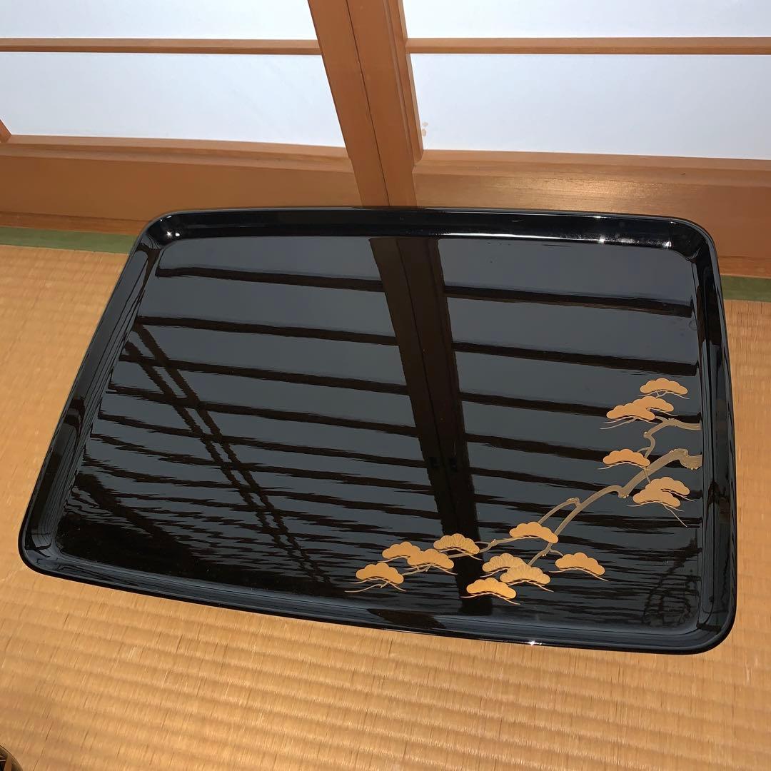 輪島塗　松竹梅蒔絵　屠蘇器