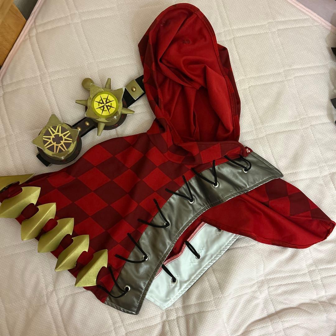 機械技師 第5人格 赤ずきん フルセット コスプレ 衣装 ウィッグ ブーツ 靴