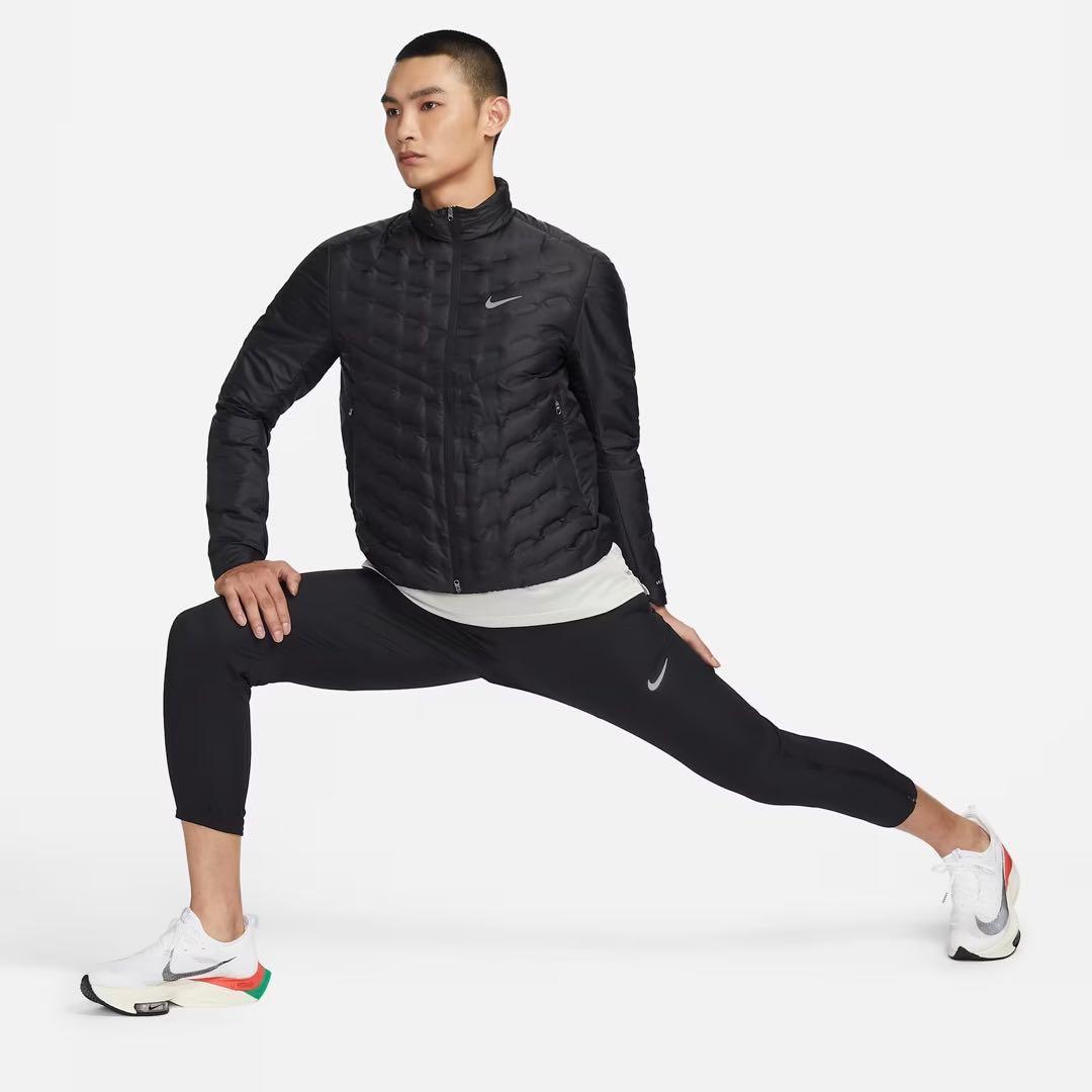 ナイキ エアロロフト メンズ レペル ダウン ランニングジャケット L 黒