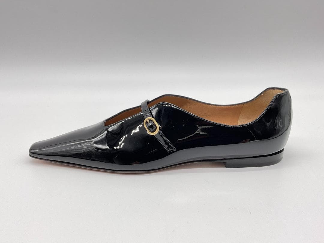 ラスト 新品 PELLICO FLAT パテントシューズ 25 定価71500円