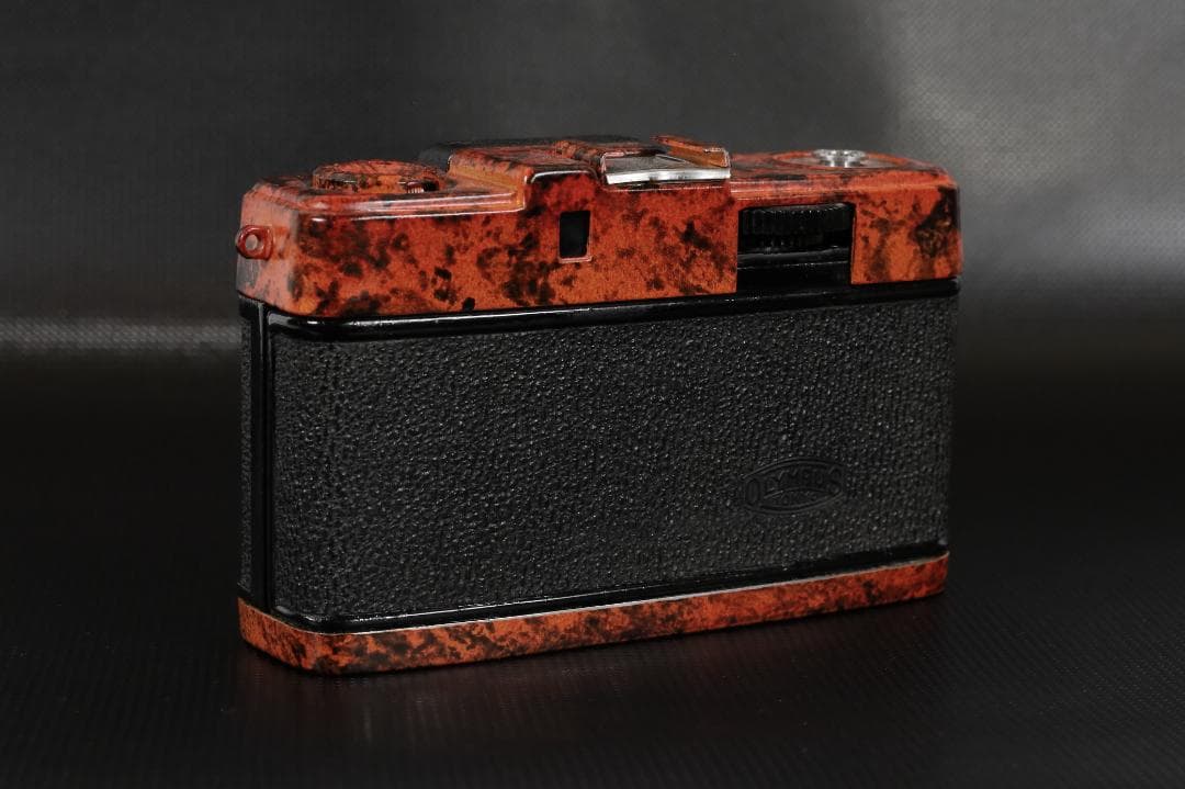 OH済 OLYMPUS PEN S F2.8 一点物 マーブルカスタム