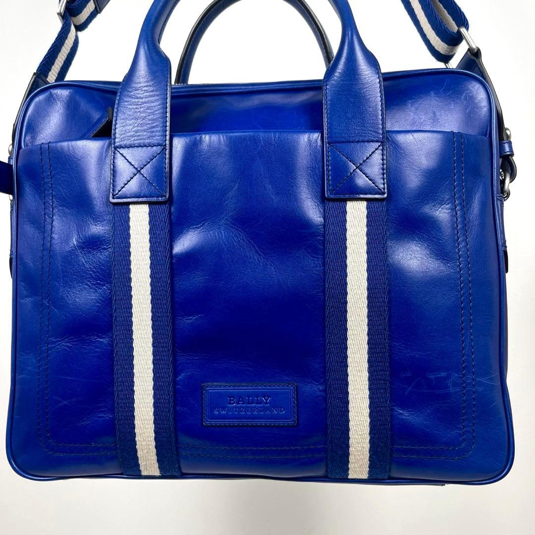 バリー　ビジネスバッグ　2way ストライプ　トレインスポッティング　極美品