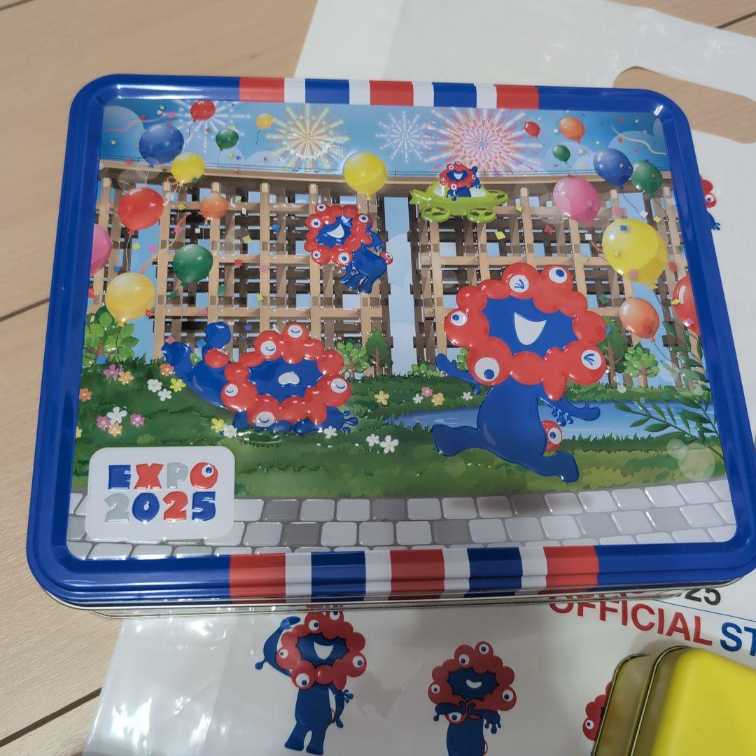 まとめ売り　EXPO2025 万博　ミャクミャク　空き缶　ショップ袋　計6点