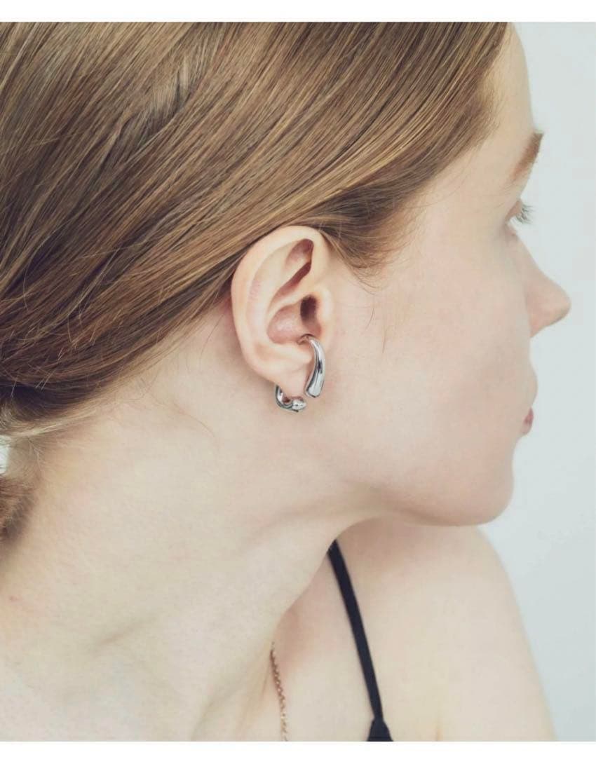 値下げ　ete エテ　フローピアス　S シルバー