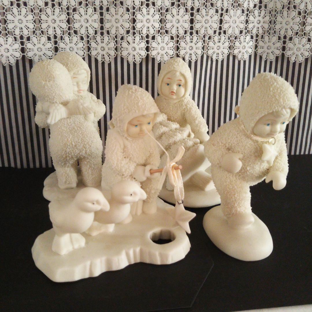 アメリカDEPARTMENT56 スノーベイビーズpセット