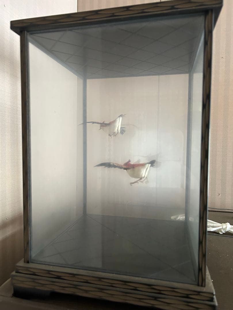 つる　鶴　置き物