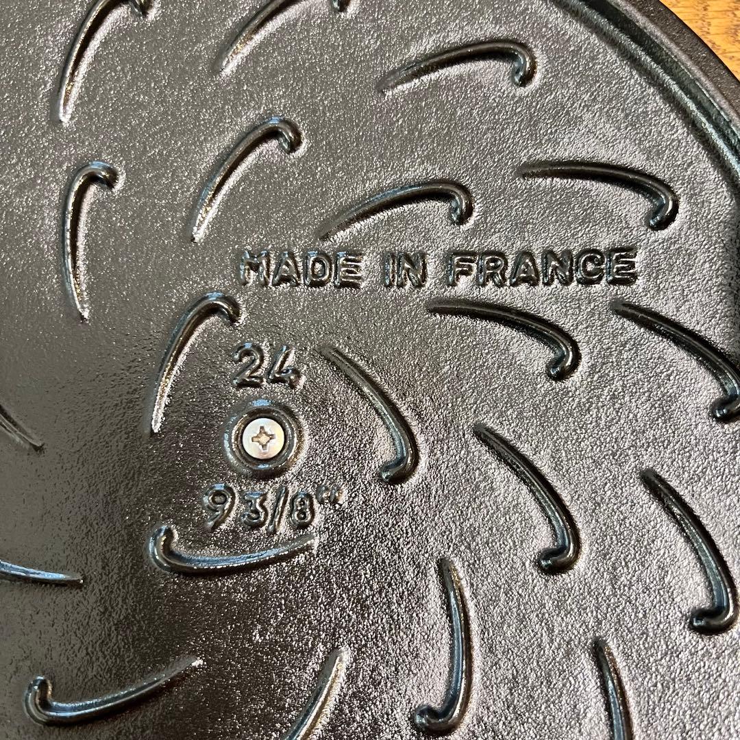 【美品】staub ブライザー 24cm ソテーパン 箱付き ブラック