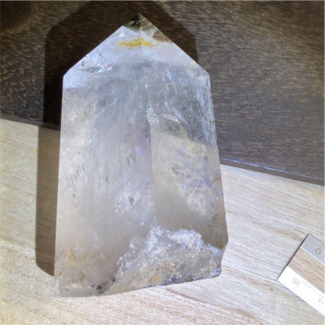 レアな庭園水晶六角柱　ヒマラヤガーデンデンドリティック水晶