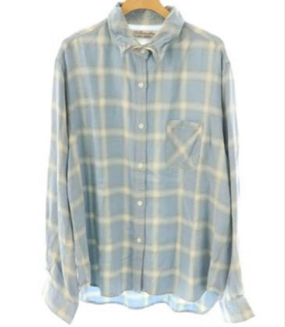 REMI RELIEF/レミレリーフ】 RAYON チェックシャツ