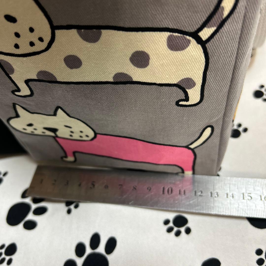 スクエアトートバッグ2点、デカネコちゃん