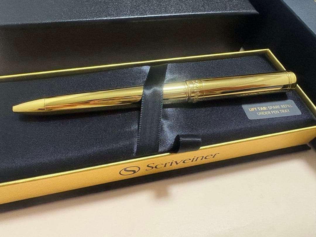 Scriveiner ゴールドボールペン