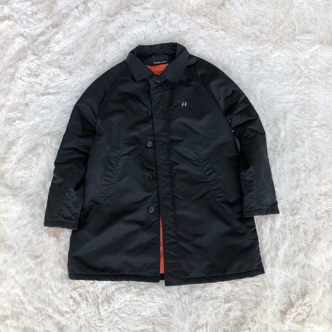 ナンバーナイン中綿ナイロンジャケットナイロンコートブラックNumbernine