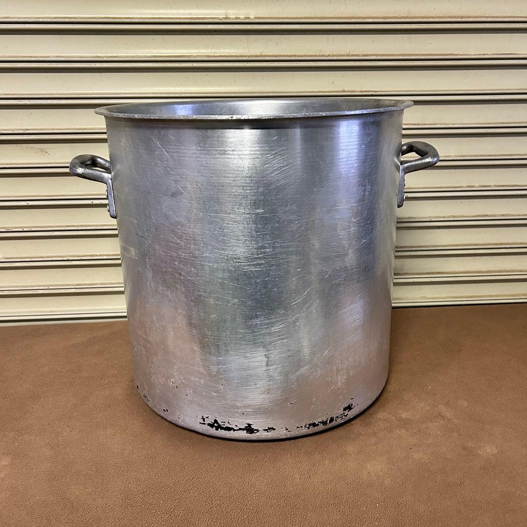 CF43★アルミ製★ 特大 寸胴鍋 両手鍋 直径44.5㎝ 厨房 業務用 359