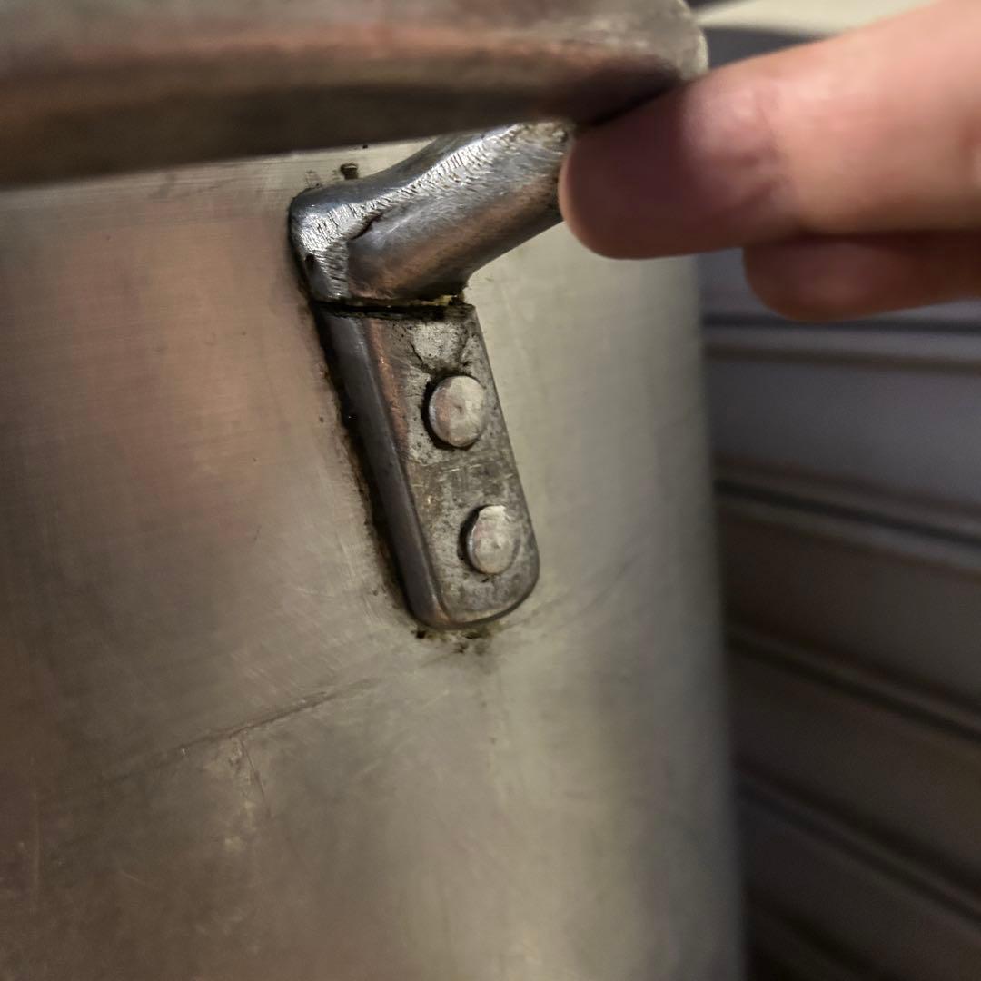 CF43★アルミ製★ 特大 寸胴鍋 両手鍋 直径44.5㎝ 厨房 業務用 359