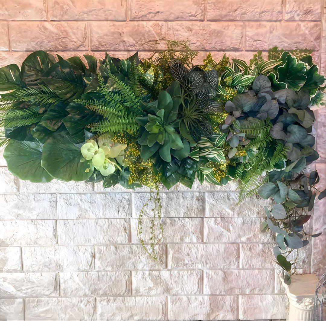 光触媒　人工観葉植物　ウォールグリーン　フェイクグリーン　ハンドメイド　！！！