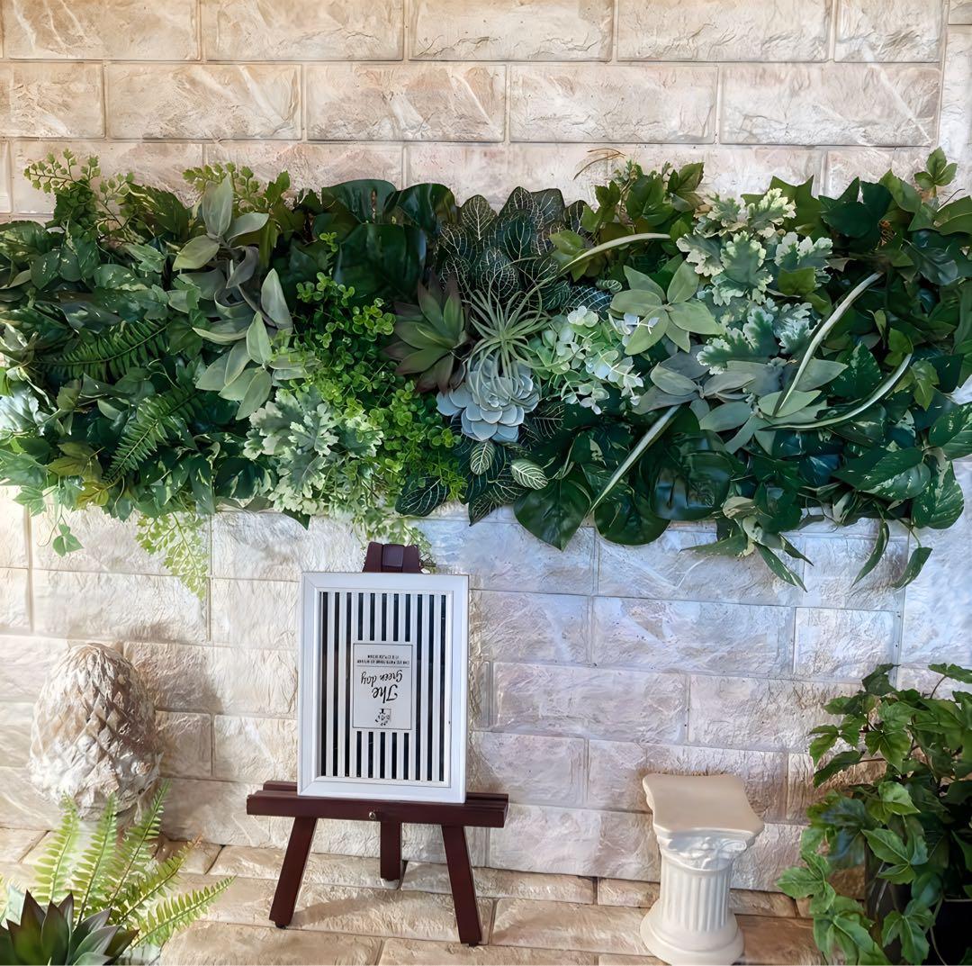 光触媒　人工観葉植物　ウォールグリーン　フェイクグリーン　ハンドメイド　！！！