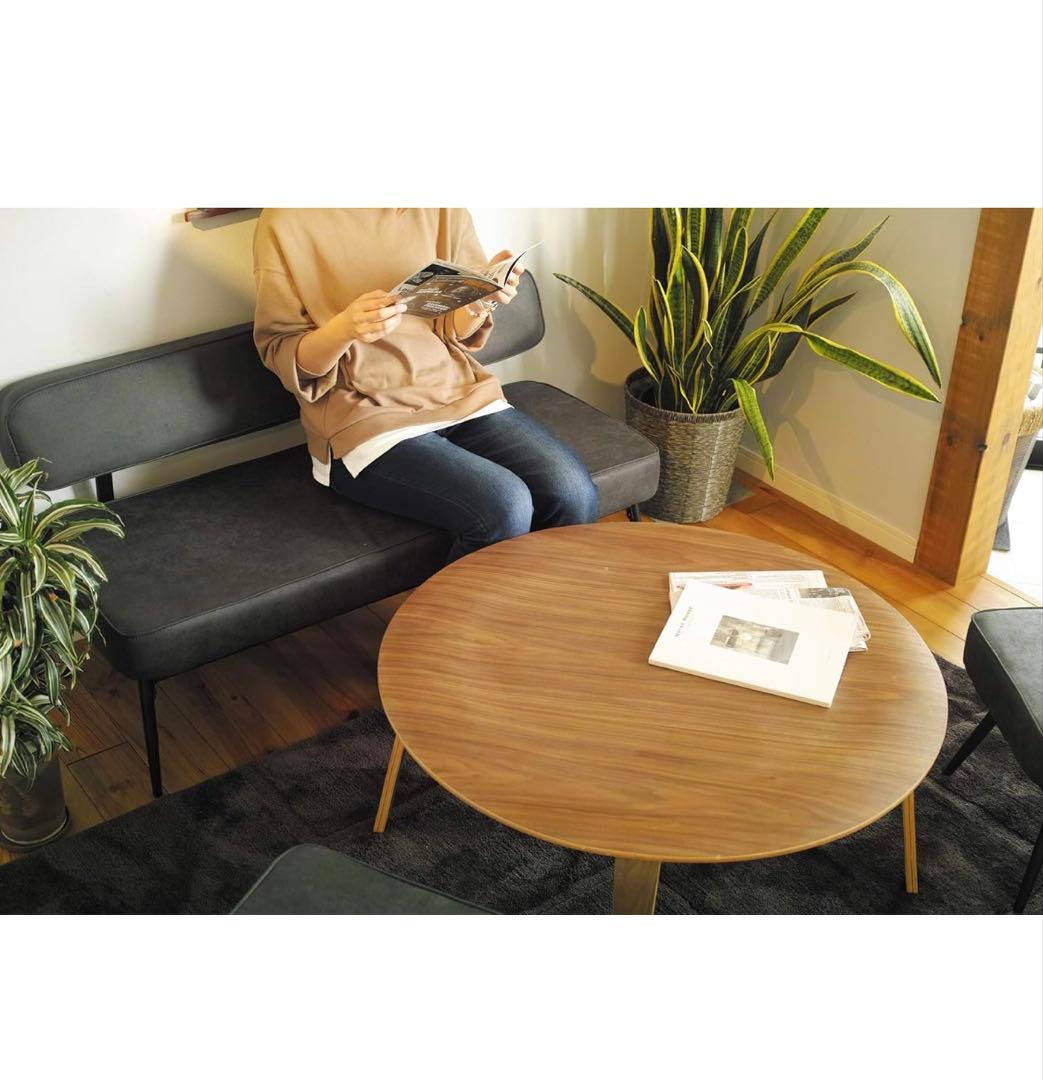 Mah　スエード調ファブリックソファ 121cm 使用僅かです。