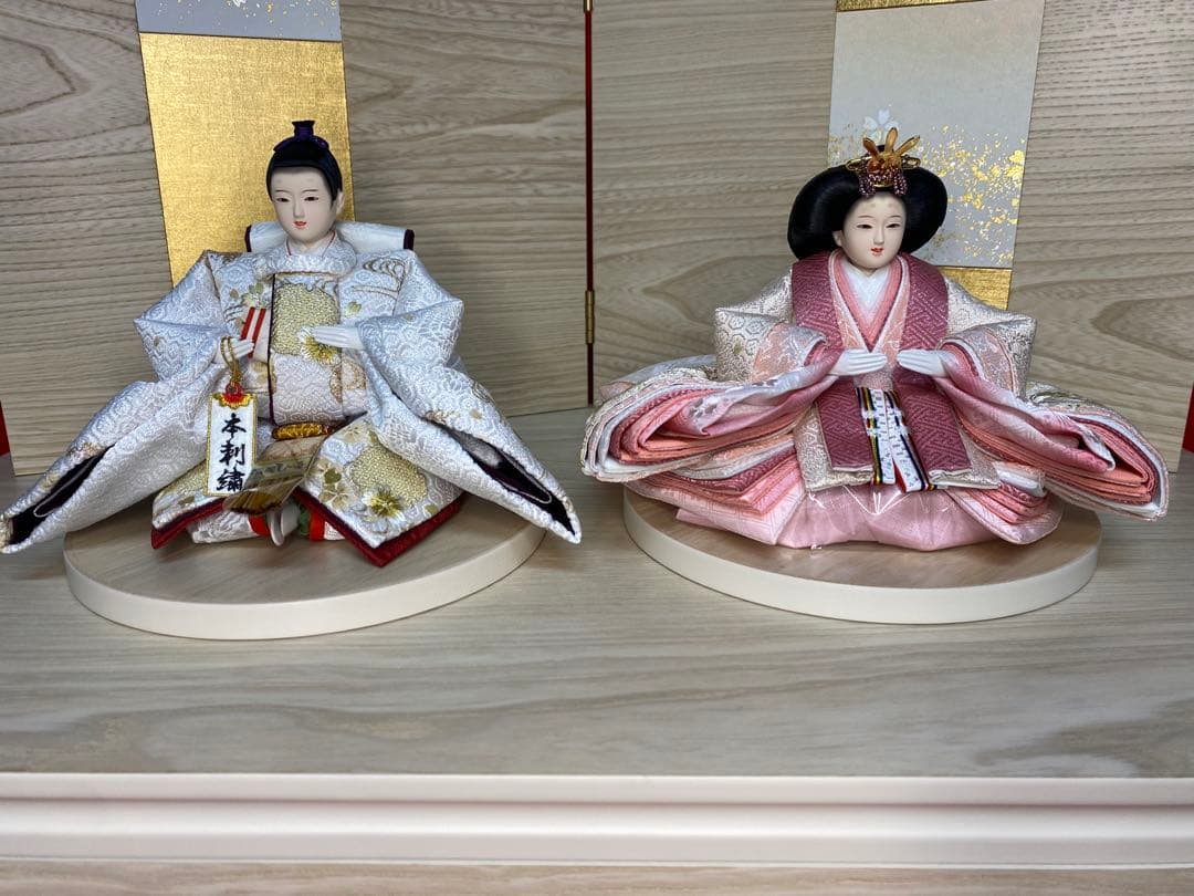 平安豊久　雛人形　親王飾り収納セット・サイズ間口約６０×奥行約３６×高さ約５５㎝