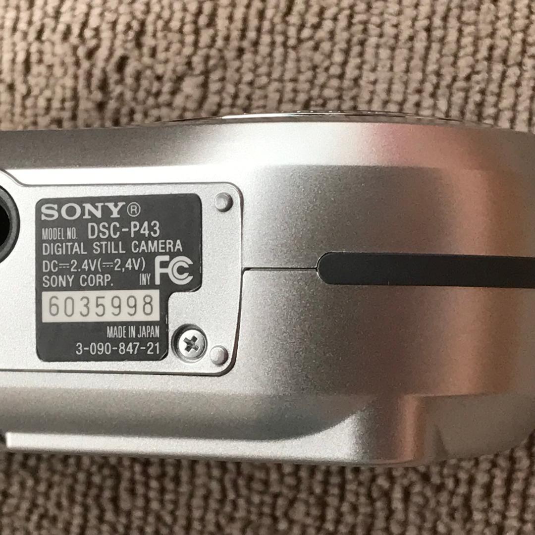 【極美品】SONY Cyber-shot DSC-P43 メモリースティック付属