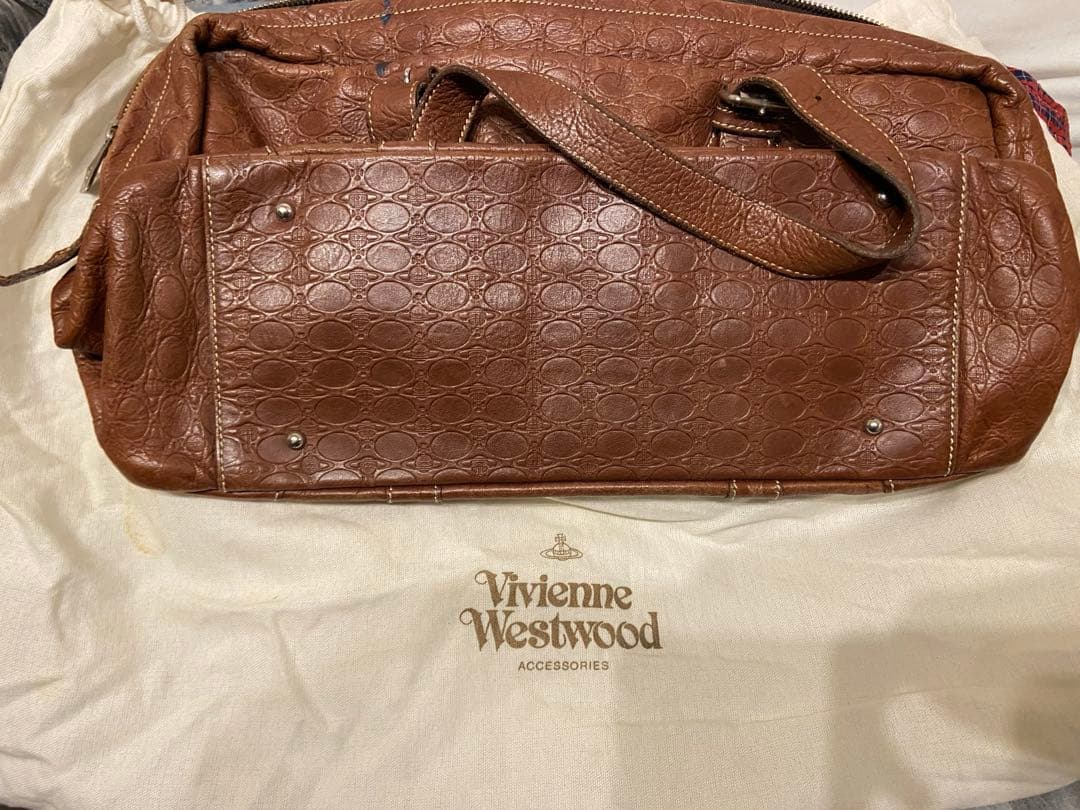 Vivienne Westwood ブラウンレザー バッグ