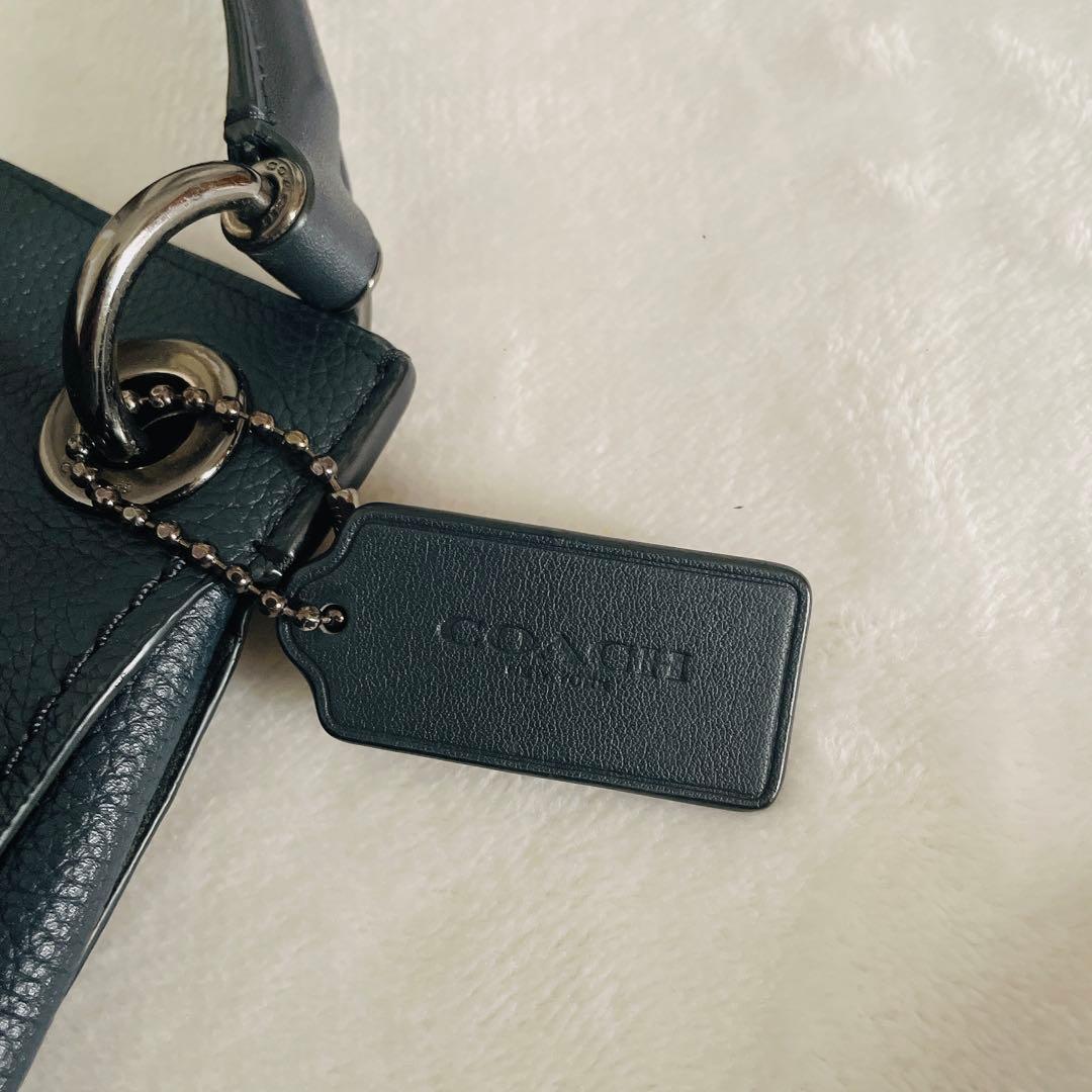 COACH クラークソン ホーボー 紺 24947 2way ショルダーバッグ