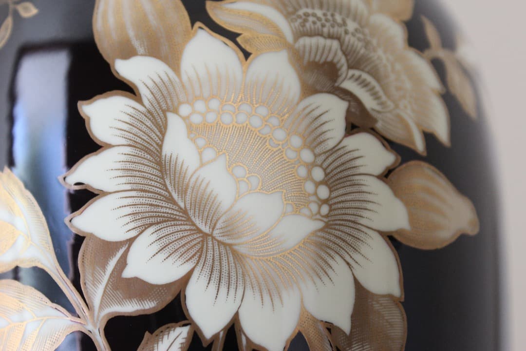 WEDG WOOD　トンキン　ブラック　ジンジャージャー・ポット　希少・廃盤